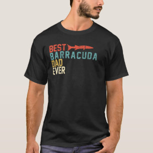 Bester BARRACUDA Vater je Retro Vintag T-Shirt