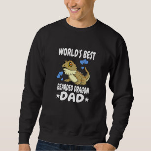 Bester Bartagamen-Vater der Welt Echse Sweatshirt