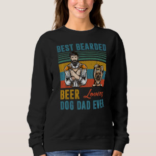 Bester Bartbeer Liebling Vater je Yorkshire Te Sweatshirt