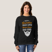 Bester bärtiger Bier liebender Australian Shepherd Sweatshirt (Vorne ganz)
