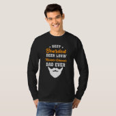 Bester bärtiger Bier liebender Australian-Shepherd T-Shirt (Vorne ganz)