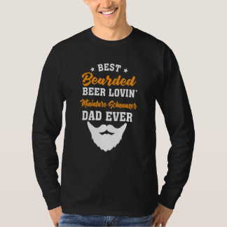 Bester bärtiger Bier liebender Australian-Shepherd T-Shirt