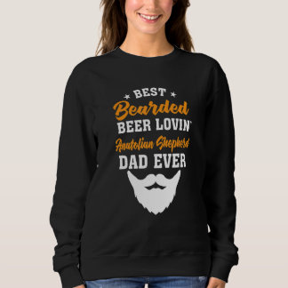 Bester bärtiger Bier liebender Miniature-Schnauzer Sweatshirt