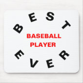 Bester Baseball-Player je Mousepad (Vorne)