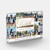 Bester Baseball-Trainer überhaupt Team-Sport-Fotoc Fotoblock (Links)