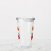 Bester Baseball-Vater je Acryltrinkbecher (Rechts)