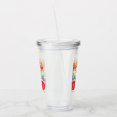 Bester Baseball-Vater je Acryltrinkbecher (Links)