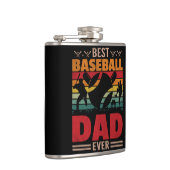 Bester Baseball-Vater je Flachmann (Rechts)