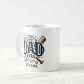 Bester Baseball-Vater je Kaffeetasse (Vorderseite Links)