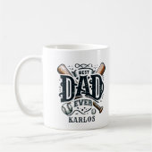 Bester Baseball-Vater je Kaffeetasse (Links)