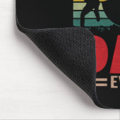 Bester Baseball-Vater je Mousepad (Ecke)