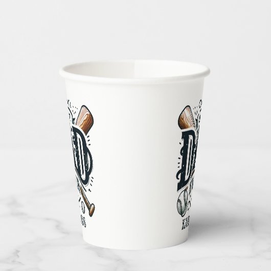 Bester Baseball-Vater je Pappbecher (Links)