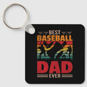 Bester Baseball-Vater je Schlüsselanhänger