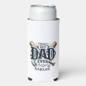 Bester Baseball-Vater je Selters Dosenkühler (Seltzer Vorderseite)