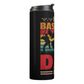 Bester Baseball-Vater je Thermosbecher (Nach links gedreht)