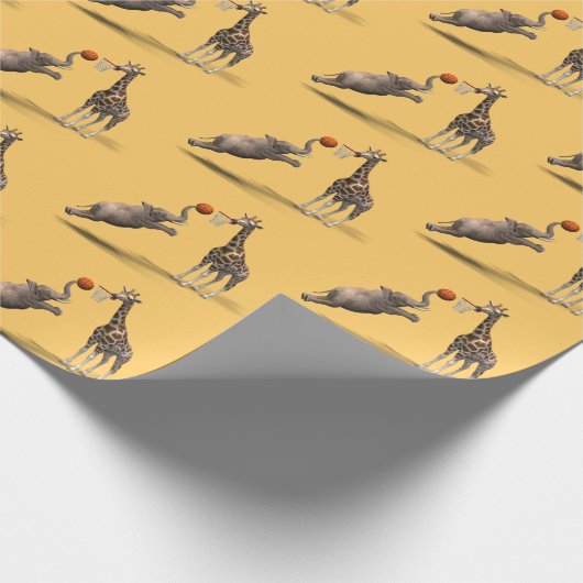 Bester Basketball-Scorer Geschenkpapier (Ecke)