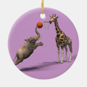 Bester Basketball-Scorer Keramikornament (Hinten)