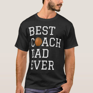 Bester Basketball-Trainer Dad Ever Coaching Väter T-Shirt