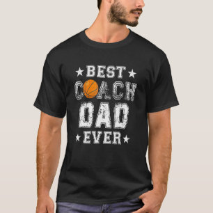 Bester Basketball-Vater je Daddy Papa Fathers T-Shirt