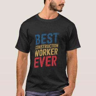 Bester Bauarbeiter Aller Zeiten Ruhestand Opa W T-Shirt