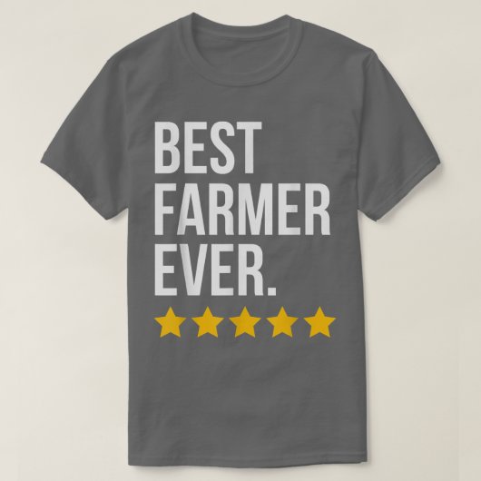 Bester Bauer je Bauer Funny Farm T-Shirt (Design vorne)