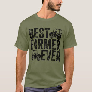 Bester Bauer je - Landwirtschaftliche Liebhaber T-Shirt
