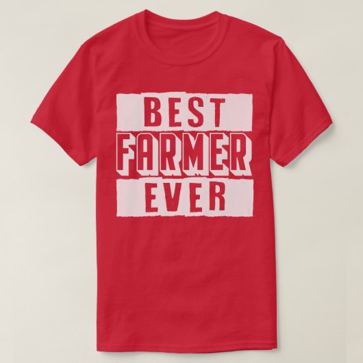 Bester Bauer je T-Shirt (Design vorne)