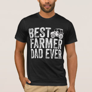 Bester Bauer Vater je - Vater in der Landwirtschaf T-Shirt