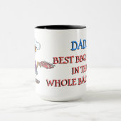 Bester BBQ-Koch Papa Tasse (Zentrum)