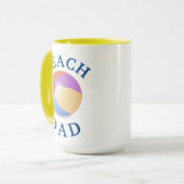Bester "BEACH VATER" jemals! Vatertag Tasse (Vorderseite Links)