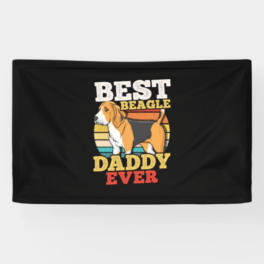 Bester Beagle Dog Daddy je Banner (Horizontal)