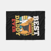 Bester Beagle Dog Daddy je Fleecedecke (Vorderseite (Horizontal))