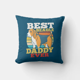 Bester Beagle Dog Daddy je Kissen