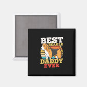Bester Beagle Dog Daddy je Magnet (Vorderseite/Rückseite)