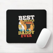 Bester Beagle Dog Daddy je Mousepad (Mit Mouse)