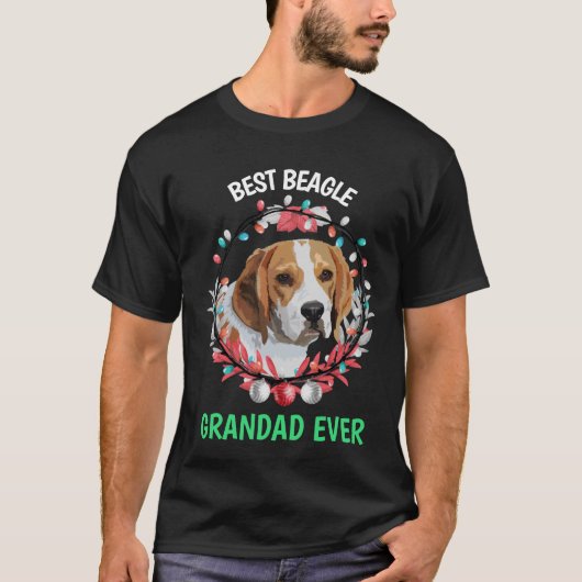 Bester Beagle Grandad je T - Shirt (Vorderseite)