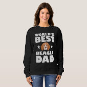 Bester Beagle-Hundepapa-Besitzer der Welt Sweatshirt (Vorne ganz)