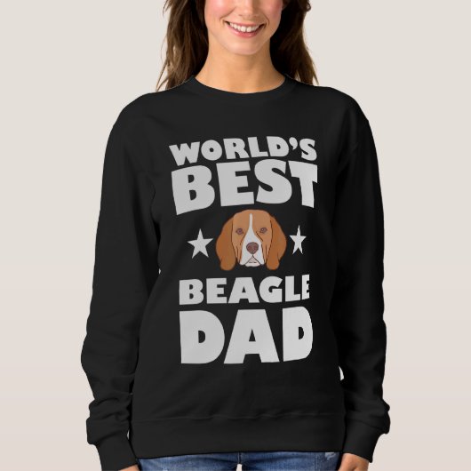 Bester Beagle-Hundepapa-Besitzer der Welt Sweatshirt (Vorderseite)