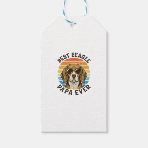Bester Beagle-Papa Aller Zeiten Vintage Dog Dad-Sh Geschenkanhänger