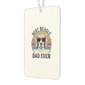 Bester Beagle-Vater Aller Zeiten Vintage Beagle-Sh Autolufterfrischer (Links)