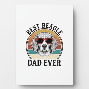 Bester Beagle-Vater Aller Zeiten Vintage Beagle-Sh Fotoplatte