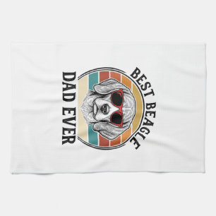 Bester Beagle-Vater Aller Zeiten Vintage Beagle-Sh Geschirrtuch