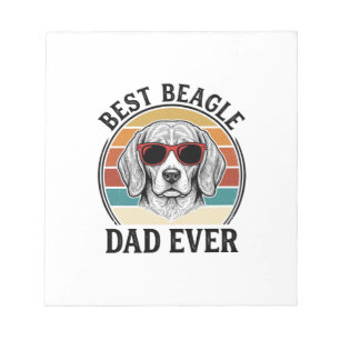 Bester Beagle-Vater Aller Zeiten Vintage Beagle-Sh Notizblock