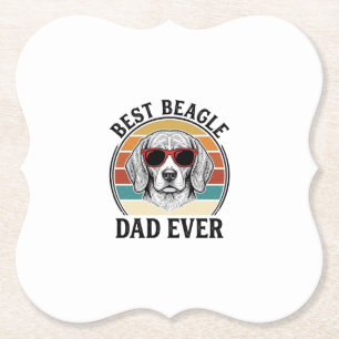 Bester Beagle-Vater Aller Zeiten Vintage Beagle-Sh Untersetzer