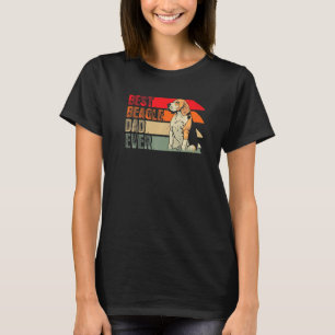Bester Beagle-Vater Aller Zeiten Vintage Hund Beag T-Shirt