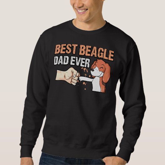 Bester Beagle Vater Daddy Dog Eigentümer Vater Sweatshirt (Vorderseite)