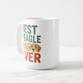 Bester Beagle Vater je Kaffeetasse (Vorderseite Links)