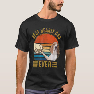 Bester Beagle Vater je Retro Vintager Beagle Väter T-Shirt