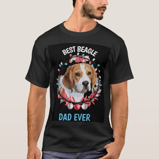 Bester Beagle Vater je T - Shirt (Vorderseite)