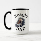 Bester "Beagle VATER" überhaupt! Geschenk für ihn Tasse (Links)